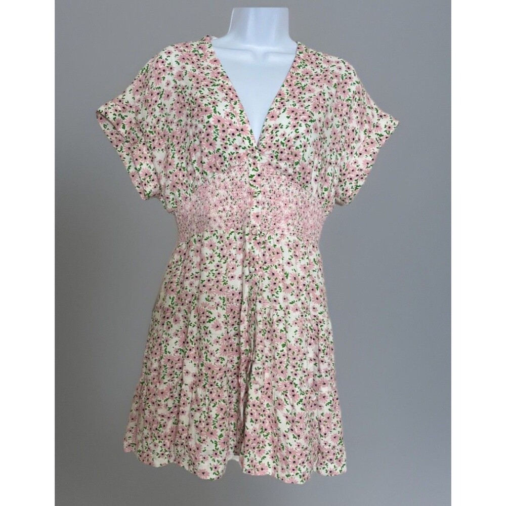 Alice + Olivia Women's Keela Floral Dress Size 6 Pink Feminine Lined Preppy
